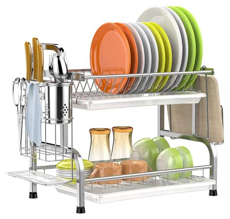 stainless steel dish drainer cabinet dish drainer|dish drainer racks stainless steel.